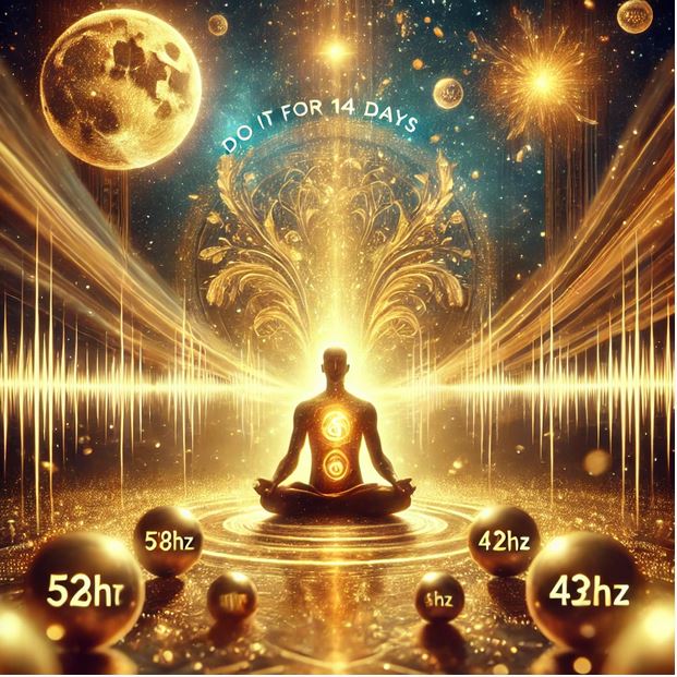 Do It For 14 Days - 528Hz + 432Hz | I AM Affirmations for Attracting Wealth & Abundance