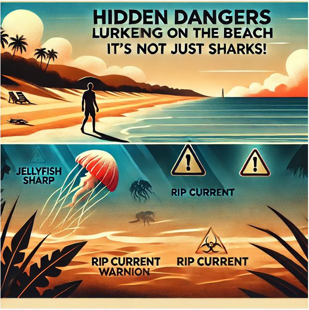 Hidden Dangers Lurking on the Beach (It’s NOT Just Sharks!)