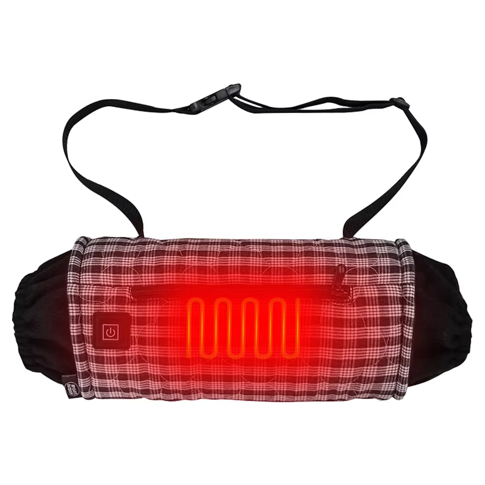 Electric Hand Warmer USB Charging Heated Hand Muff 3-Gear Temperature Control Adjustable Hand Warmer for Winter Camping