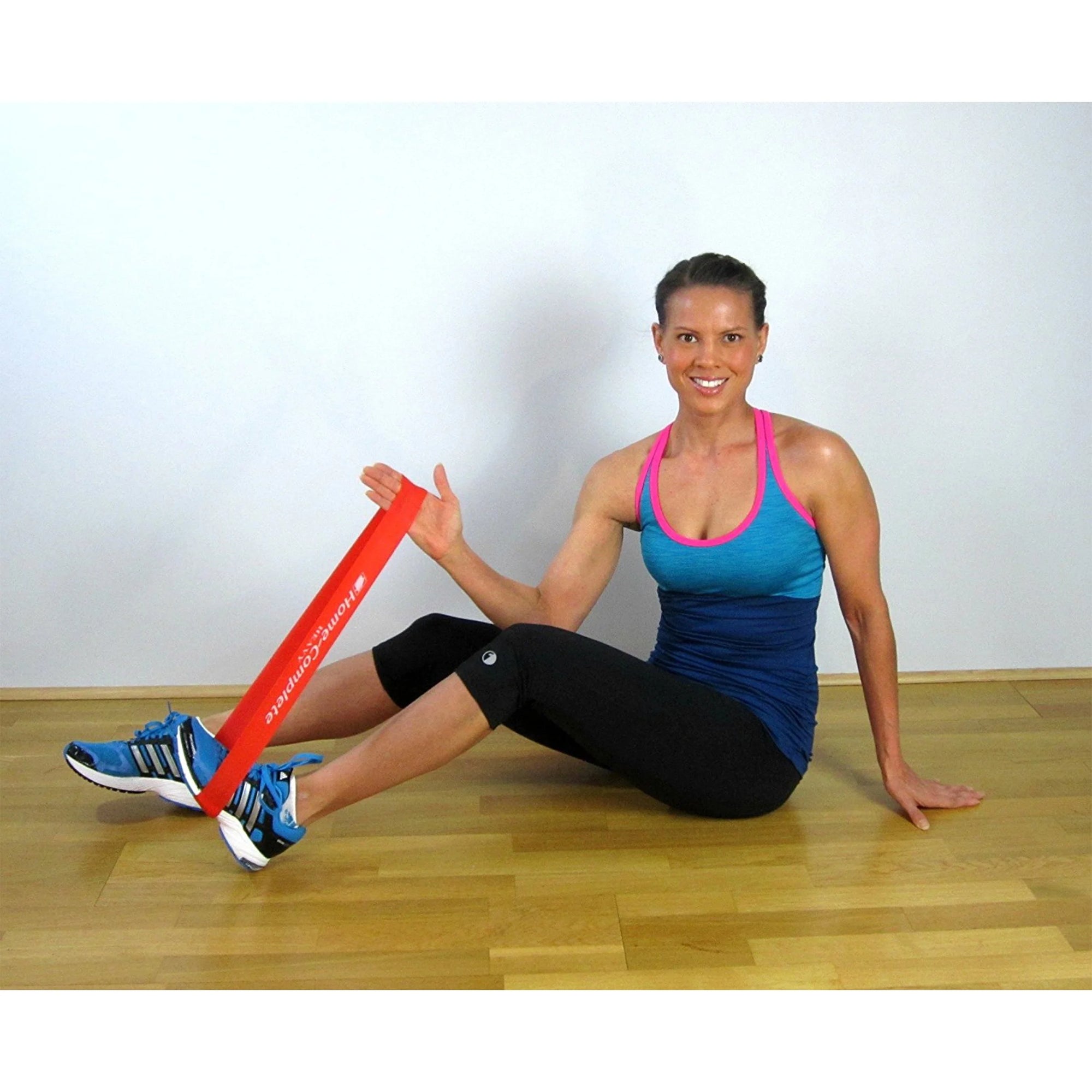 Resistance Bands Exercise Loops- Set of 4 Resistant Workout Bands for Fitness Muscle Tonin