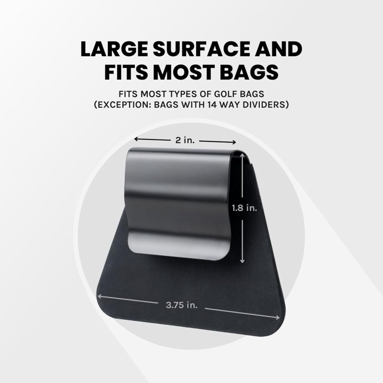 - Steel Hub for Golf Magnet Accessories - Metal Attachment for Golf Bag Magnet Products - Easily Access Magnetic Golf Accessories from Your Golf Bag