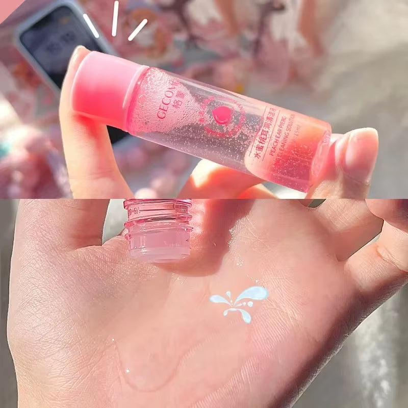 15/25Ml Ear Hole Cleaning Solution Set Safe Health Mint Flavour Inflamed Blockage Care Cleaner Disposable Piercing Cleaning Line