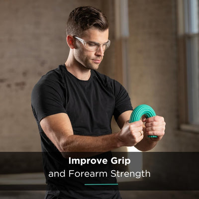Flexbar, Tennis Elbow Therapy Bar, Relieve Tendonitis Pain & Improve Grip Strength, Resistance Bar for Golfers Elbow & Tendinitis, Green, Medium, Intermediate