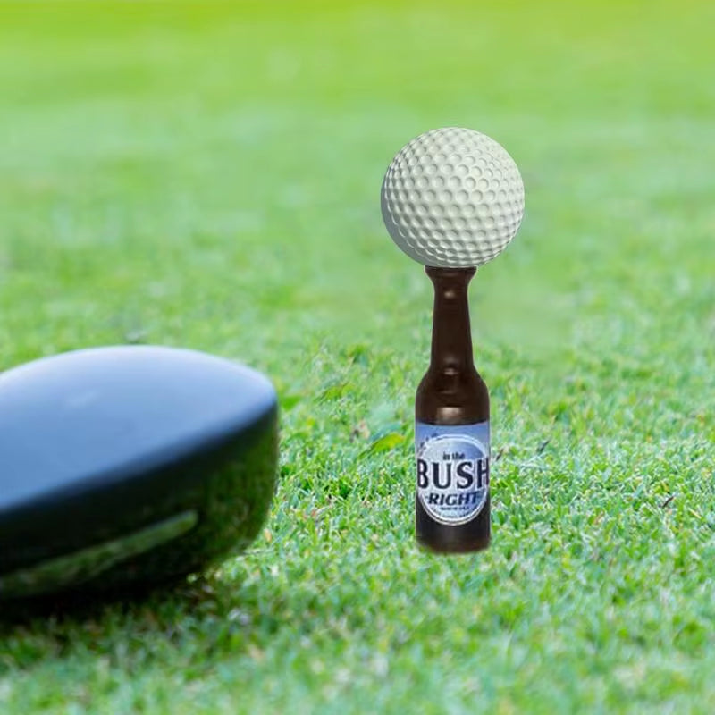Funny Golf Tees Novelty Bottle Shape Golf Tees Portable Golf Accessories for Father'S Day Gifts Funny Golf Training Equipment