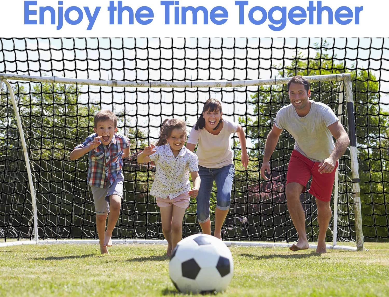 20Ft,30Ft,40Ft Soccer Net for Soccer Goal, Football Net Soccer Backstop Net High