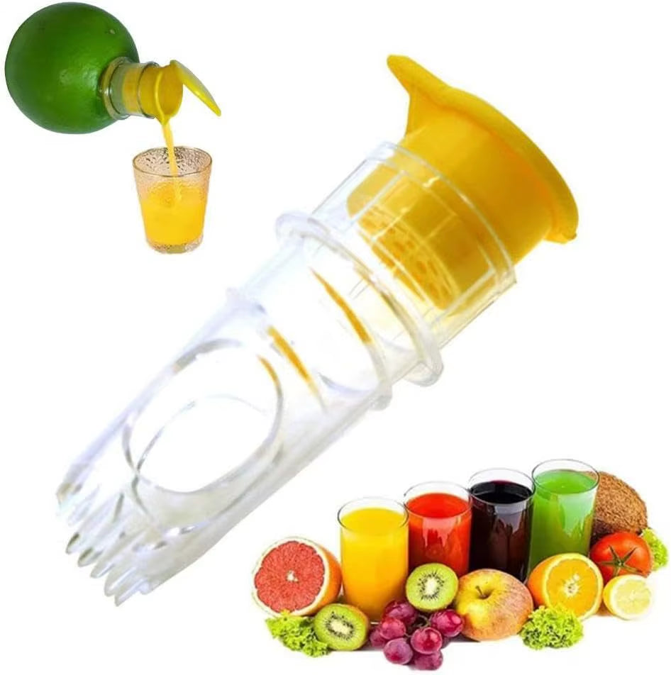 Plastic Manual Citrus Juicer, Mini Lemon Juicer, Orange Squeezer, Easy Juice Extractor, Freshness Preserving, Kitchen Sttuff
