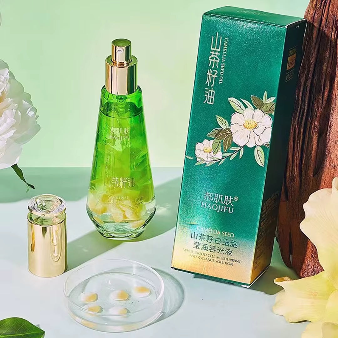 Camellia Seed Leukocyte Essence Facial Care Brighten Skin Moisturizing Soothing Oil Control Face Serum Korea Skin Care Products
