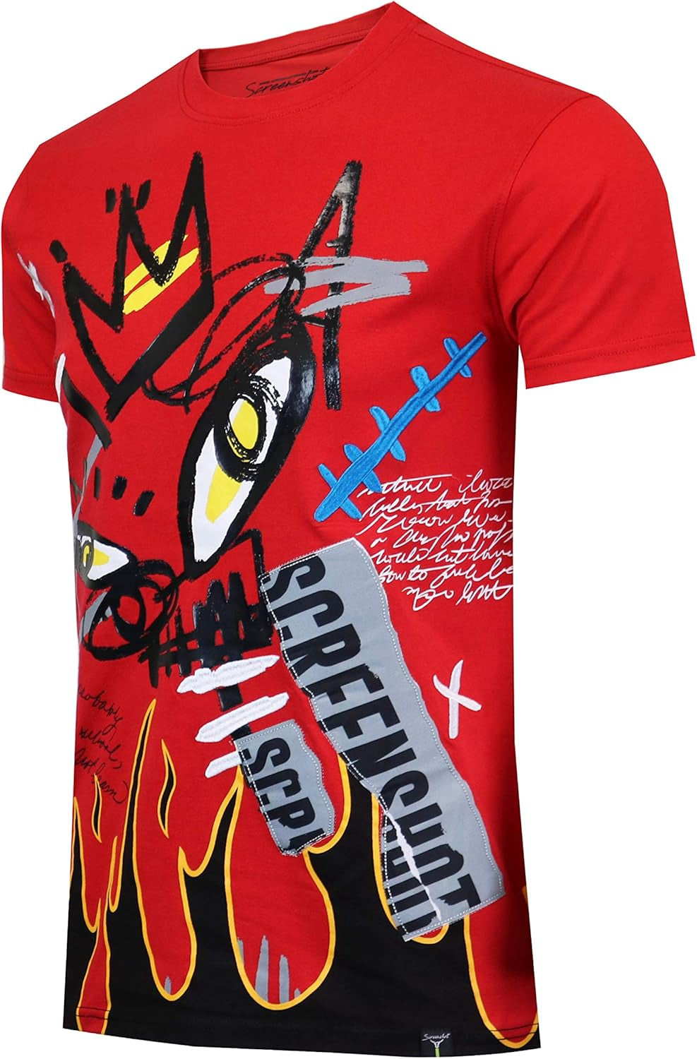 -1202-SS-2 Mens Hipster Hip-Hop Premium Urban Streetwear Latest Animation Fashion T-Shirts