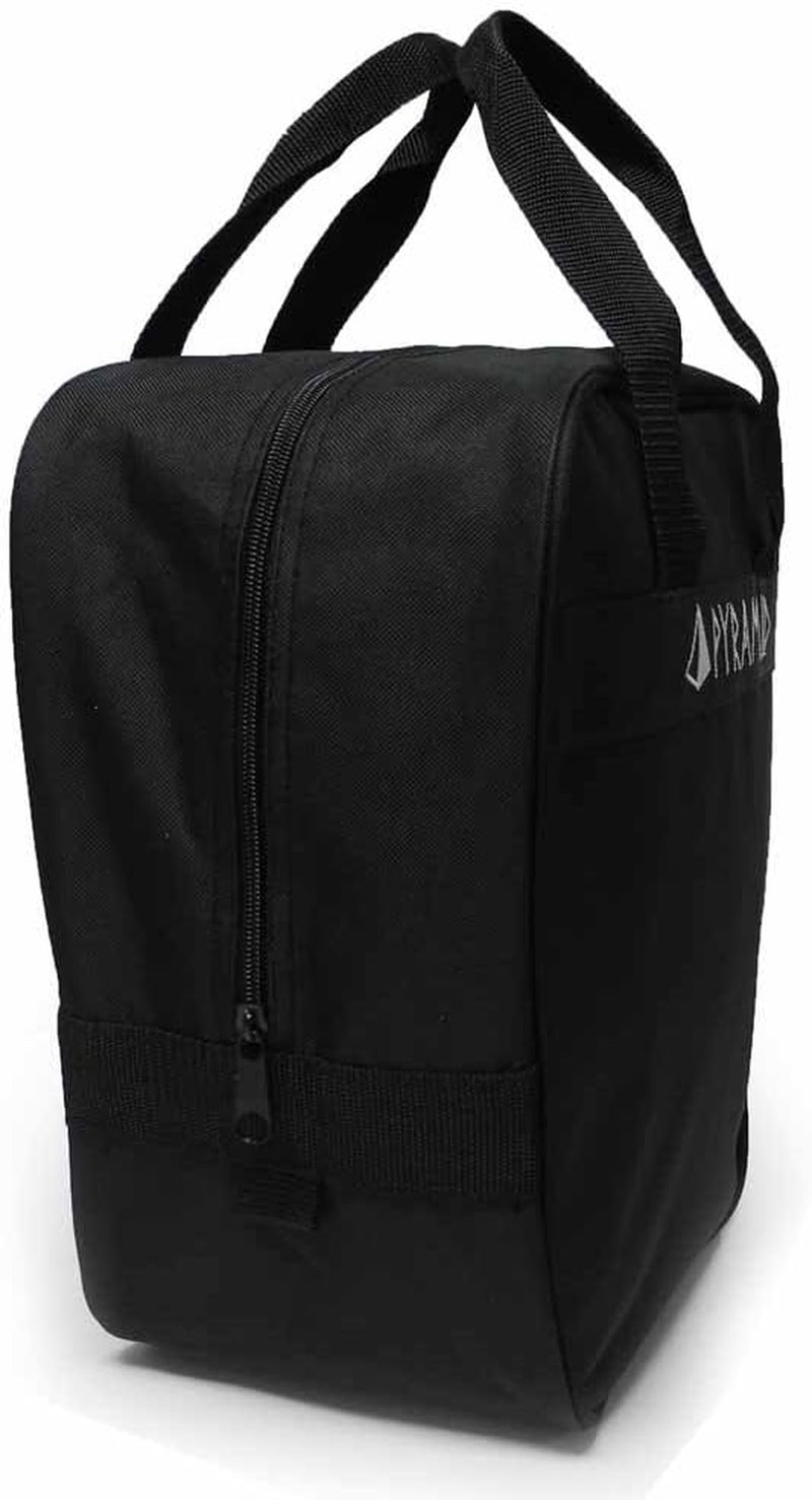 Prime One Single Tote 1 Ball Bowling Bag with Large Padded Foam Bowling Ball Holder - Holds a Pair of Bowling Shoes (Up to US Mens Size 10)