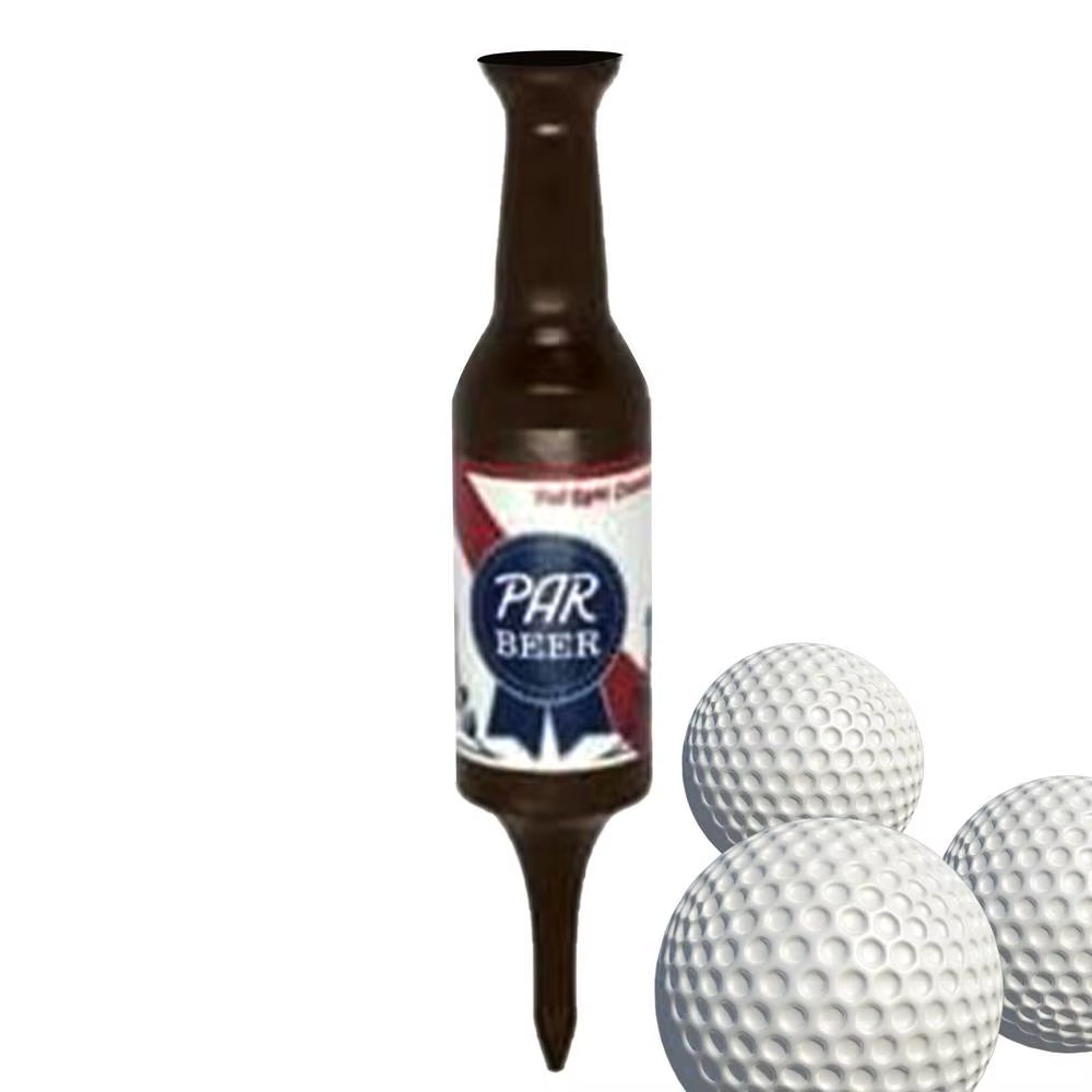 Funny Golf Tees Novelty Bottle Shape Golf Tees Portable Golf Accessories for Father'S Day Gifts Funny Golf Training Equipment