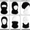 Balaclava Distressed Knitted Full Face Ski Mask for Men Outdoor Camouflage Fleece Fuzzy Balaclava Ski Balaclava Beanies Men Hat