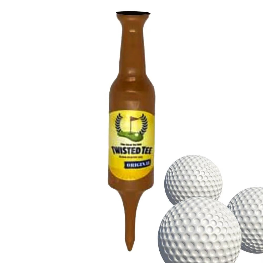Funny Golf Tees Novelty Bottle Shape Golf Tees Portable Golf Accessories for Father'S Day Gifts Funny Golf Training Equipment