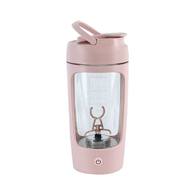 USB 650Ml Electric Protein Shaker Bottle Whey Protein Powder Mixing Bottle Sports Fitness Gym Outdoor Travel Bottle Rechargeable