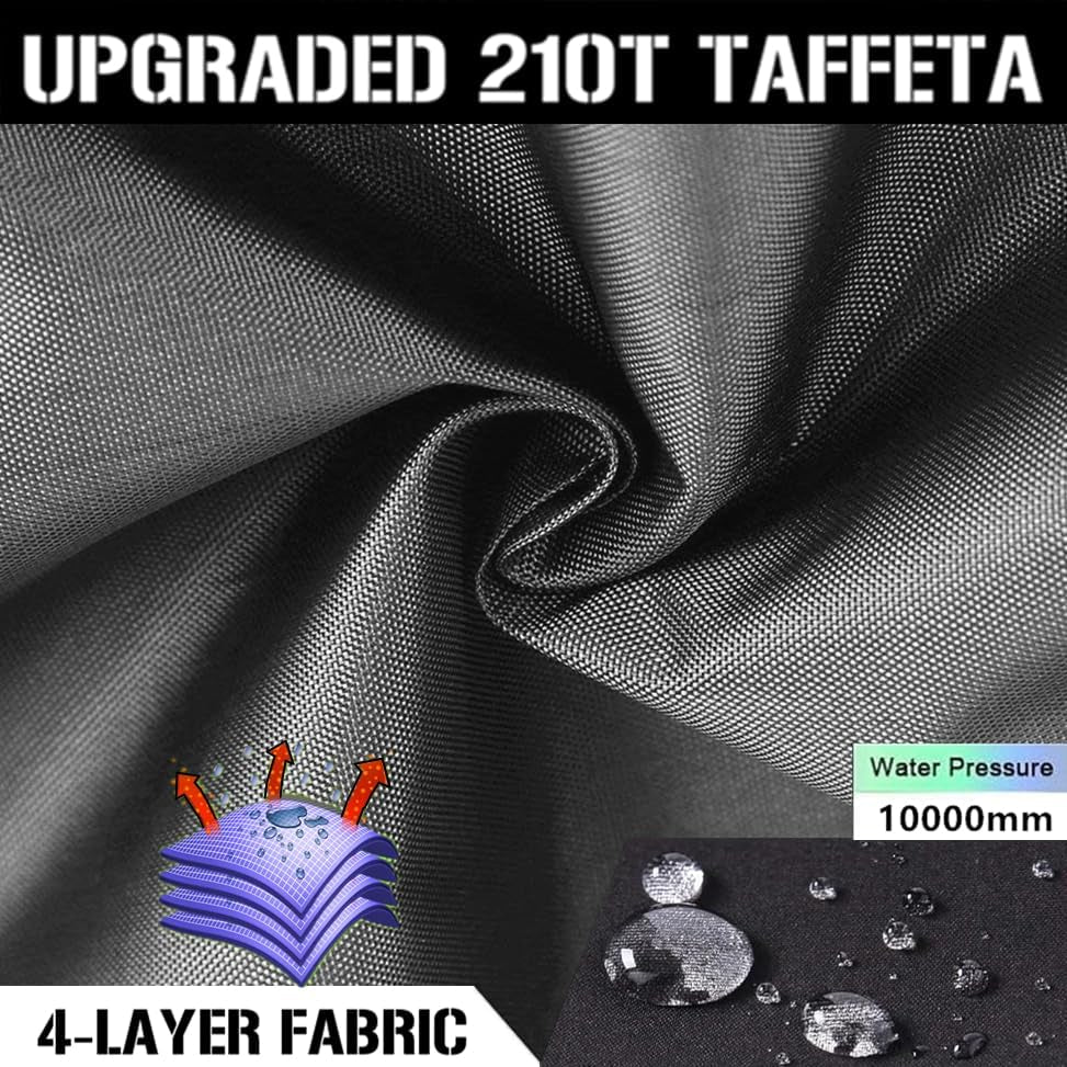 Waterproof Backpack Rain Cover, 10000Mm Waterproof Level, Upgraded Anti-Slip Cross Buckle Straps, Four Strengthened Layers for Hiking Camping Traveling