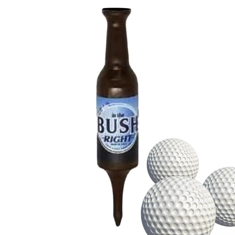 Funny Golf Tees Novelty Bottle Shape Golf Tees Portable Golf Accessories for Father'S Day Gifts Funny Golf Training Equipment