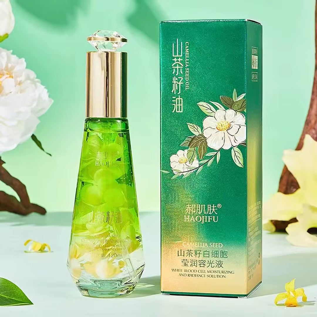 Camellia Seed Leukocyte Essence Facial Care Brighten Skin Moisturizing Soothing Oil Control Face Serum Korea Skin Care Products