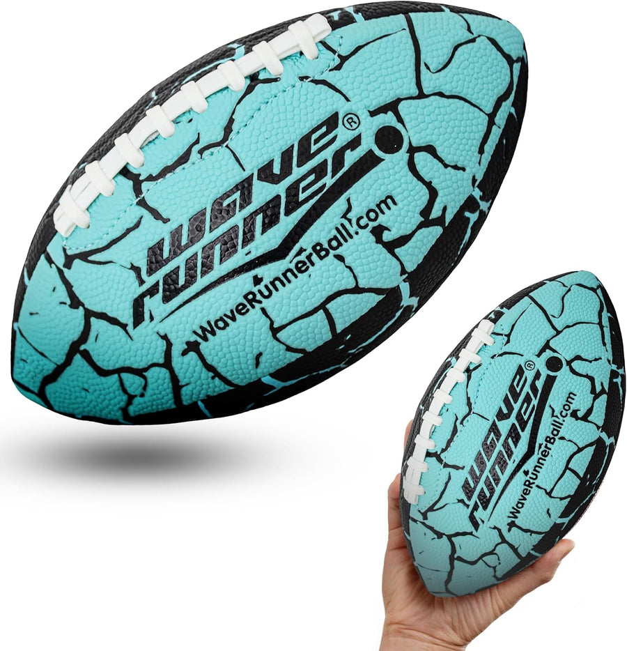 Grip It Waterproof Junior Size Football, 9.25 Size, Durable & Double Laced, Perfect for Beach Accessories, Kids Games, Pool Toys, Outdoor Games, All-Weather Indoor & Outdoor Play