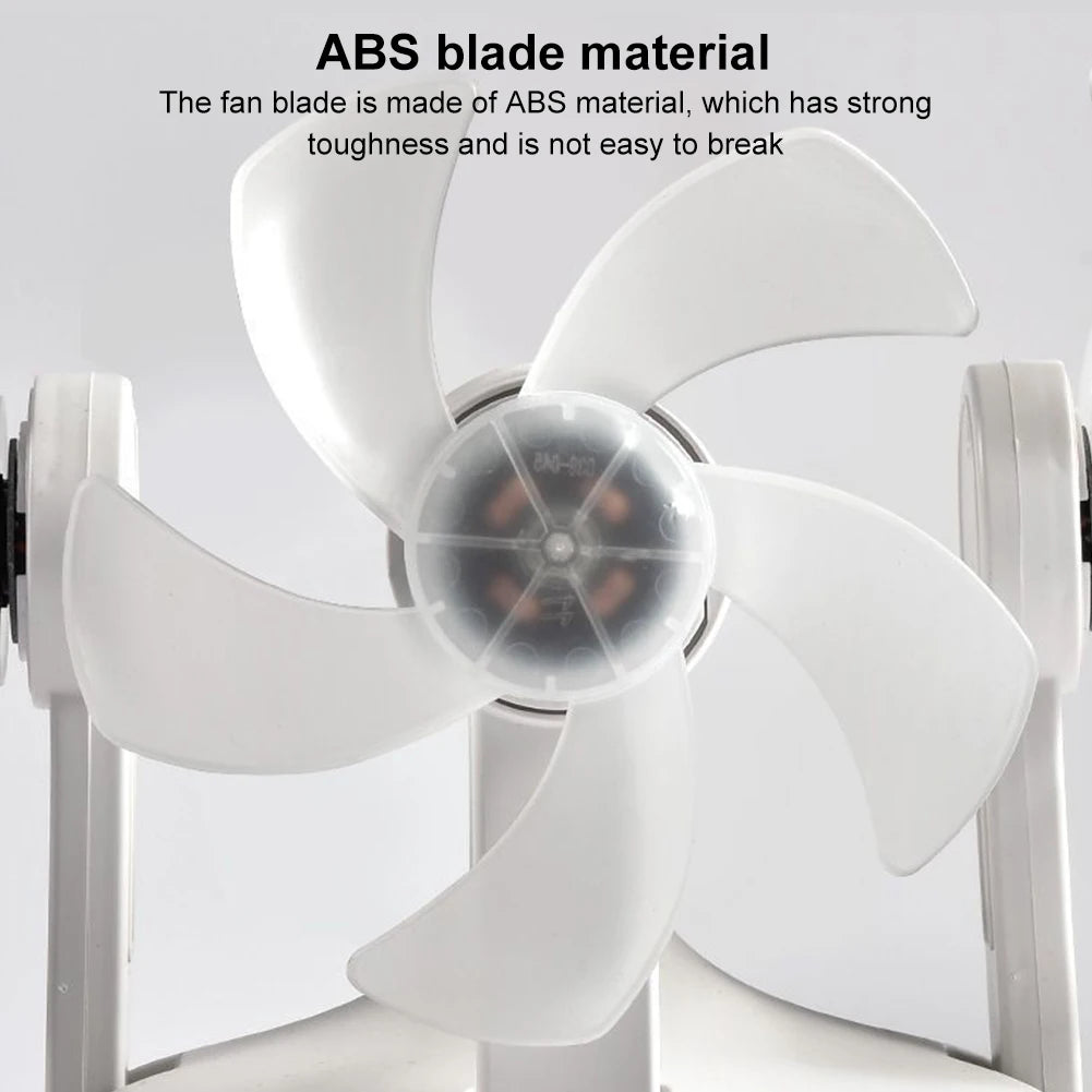 2 in 1 Hanging Fan with LED Light E27 Universal Dimming Drone Fan Silent Ceiling Drone Fan for Dining Room Bedroom Living Room