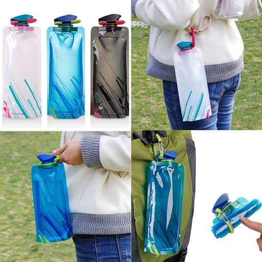 Reusable Sports Travel Collapsible Water Bottle