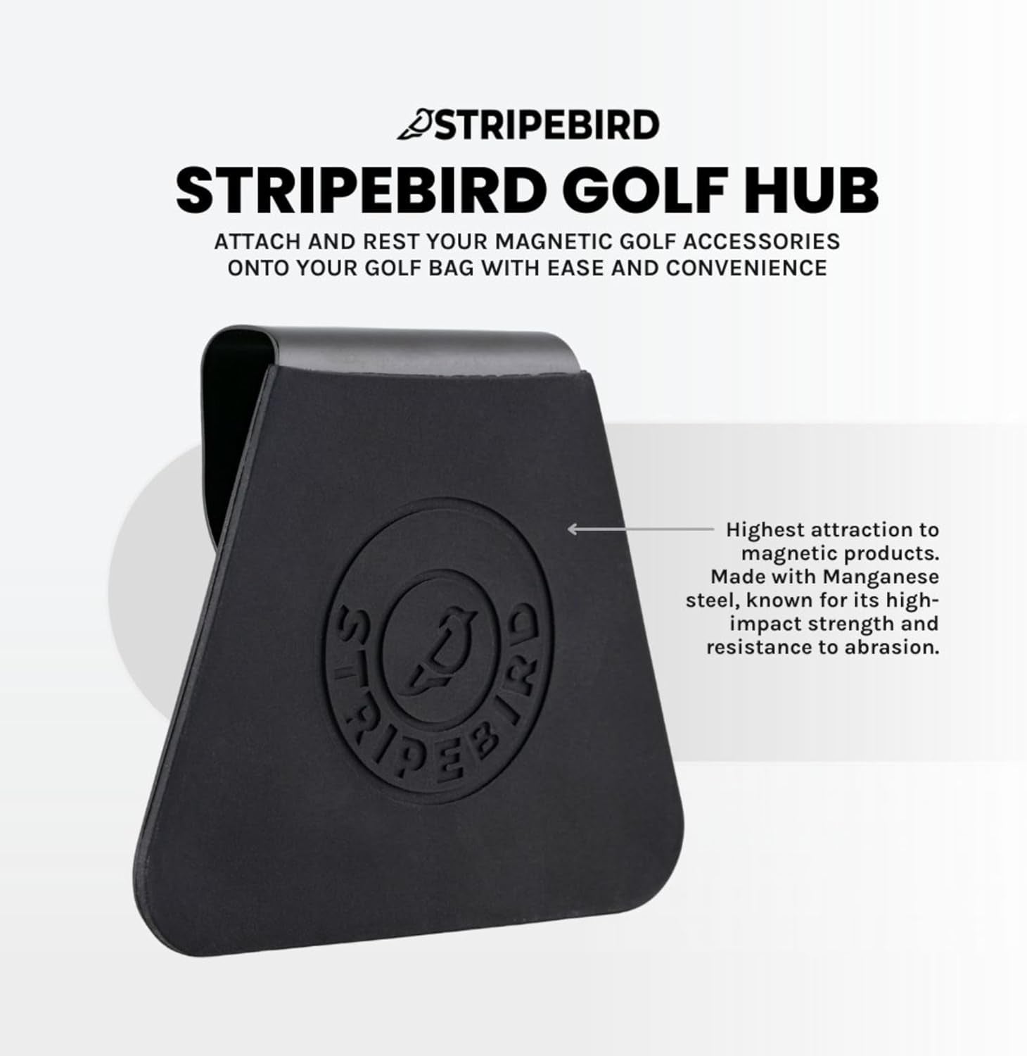 - Steel Hub for Golf Magnet Accessories - Metal Attachment for Golf Bag Magnet Products - Easily Access Magnetic Golf Accessories from Your Golf Bag
