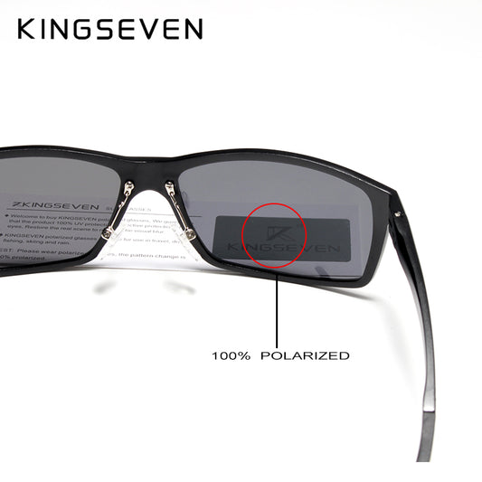 KINGSEVEN Brand Design Fashion Aluminum Magnesium Sunglasses Men Polarized Driving Eyewear