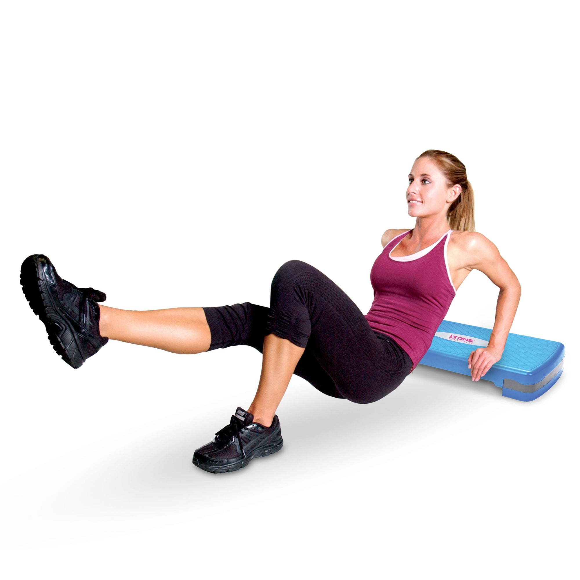 Aerobic Stepper, Blue and White