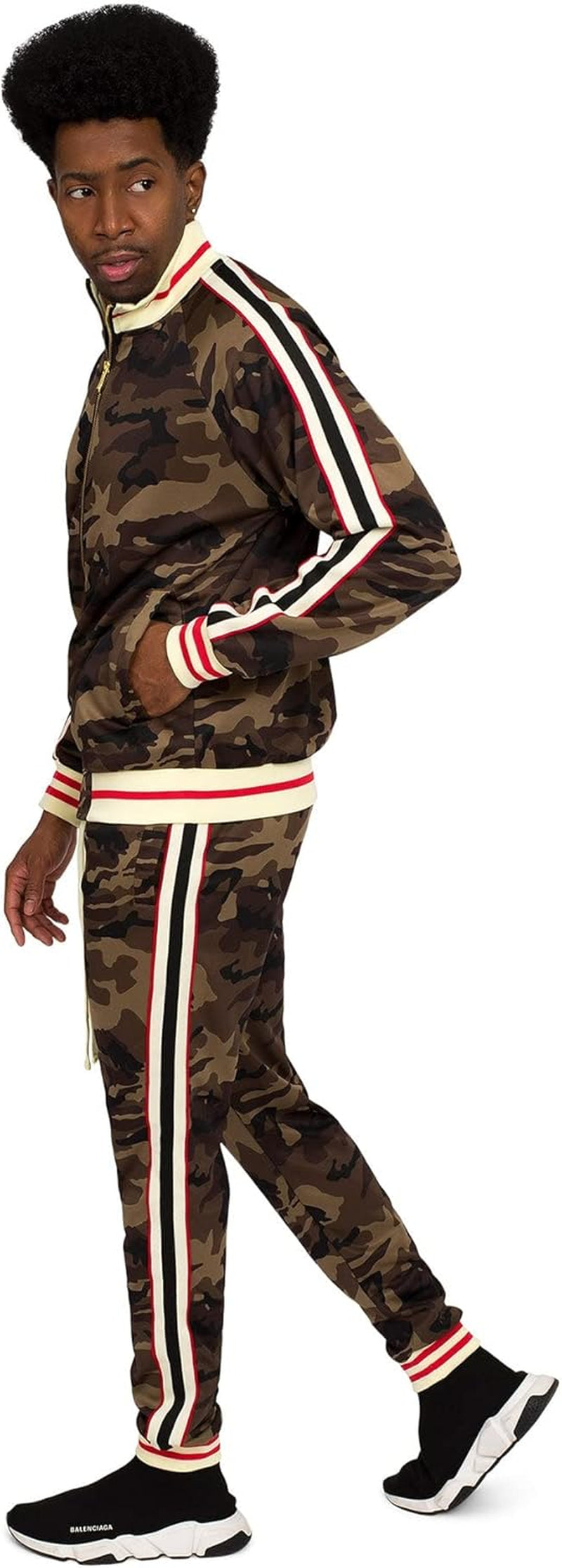 Men'S Tiger Pattern Tracksuit Sets