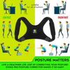 Back Posture Corrector for Women and Men - Shoulder Brace - Upper Back Support - Back Straightener - Resistance Band Included (Regular)