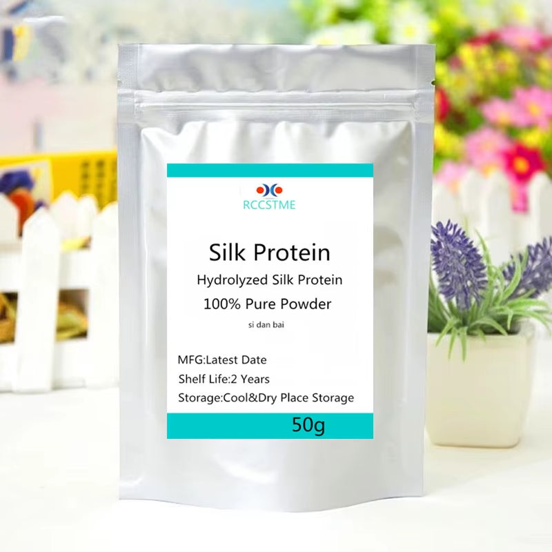 Factory Supply High Quality Hydrolyzed Silk Protein Powder Silk Protein Peptide