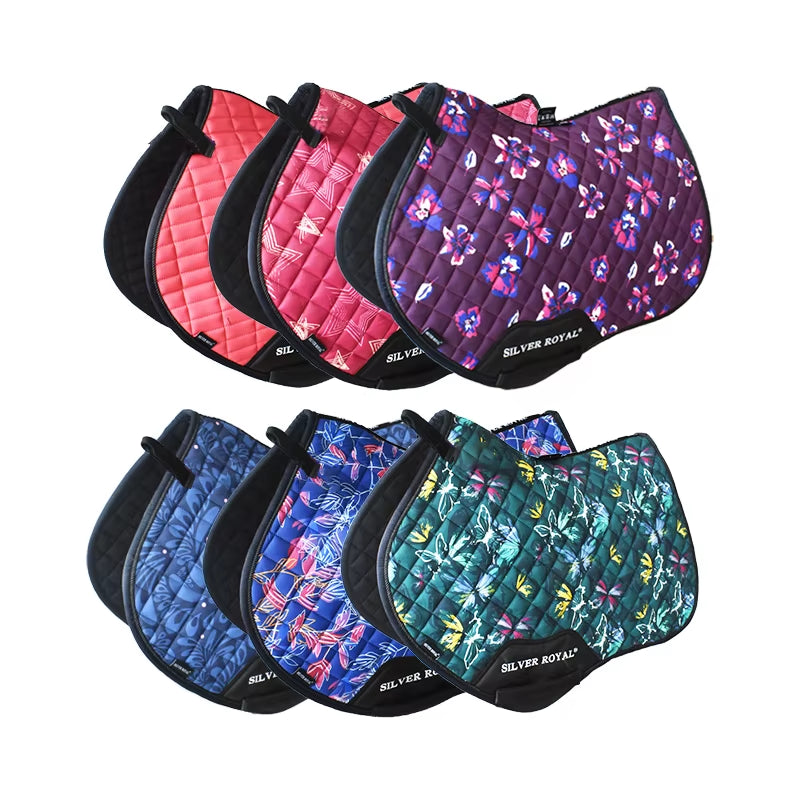 3D Sweat-Wicking Saddle Pad for Horses Horse Equipment Comfortable Breathable Horseback Riding Gear