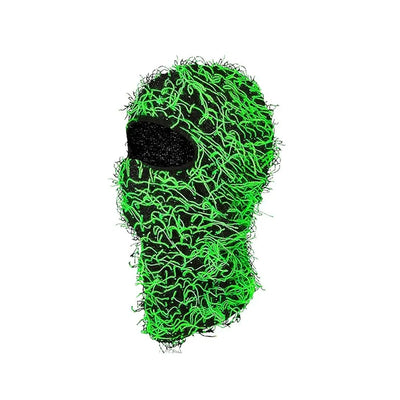 Balaclava Distressed Knitted Full Face Ski Mask for Men Outdoor Camouflage Fleece Fuzzy Balaclava Ski Balaclava Beanies Men Hat