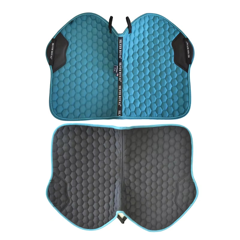 3D Sweat-Wicking Saddle Pad for Horses Horse Equipment Comfortable Breathable Horseback Riding Gear