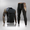 Top Quality Sports Suit Husband Men'S Compression Fleece Sweat Quick Drying Thermo Men'S Gym Longsleeve Tracksuit Sportswear