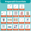 Travel First Aid Kit for Kids - Mini Car, Purse, Backpack, or Diaper Bag 75 Piece Medicine Includes All Essential Medical Supplies Tsa-Approved (Orange Crush)