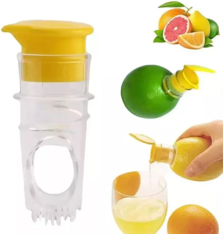 Plastic Manual Citrus Juicer, Mini Lemon Juicer, Orange Squeezer, Easy Juice Extractor, Freshness Preserving, Kitchen Sttuff