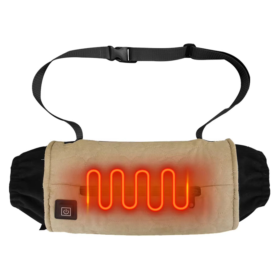 Electric Hand Warmer USB Charging Heated Hand Muff 3-Gear Temperature Control Adjustable Hand Warmer for Winter Camping