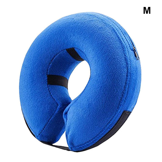 Pet Dog Collar Inflatable Anti-Bite Recovery Neck Protector Surgery Cone